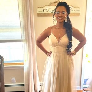 floor length azazie prom/bridesmaids gown